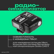 Приемник Godox X1R-N TTL для вспышек Nikon, ЖК-дисплей с подсветкой