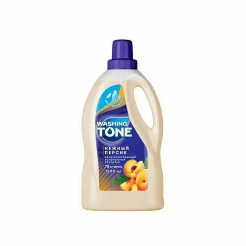 Кондиционер для белья Washing Tone Нежный персик концентрированный 1.5 л