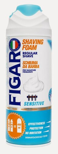 Изображение товара Пена для бритья Figaro для чувствительной кожи, 400мл