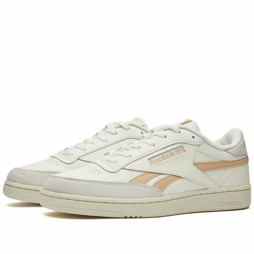 Кроссовки Reebok, размер 9, синий, бежевый кроссовки reebok classic club c revenge unisex chalk pure grey bright ochre