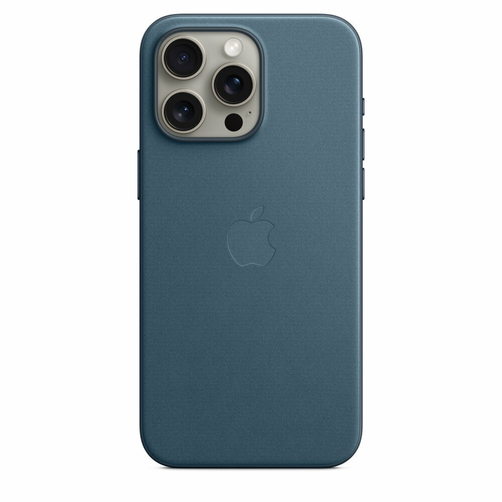 Чехол оригинальный Apple для Iphone 15 pro max Woven case Blue - фото №1