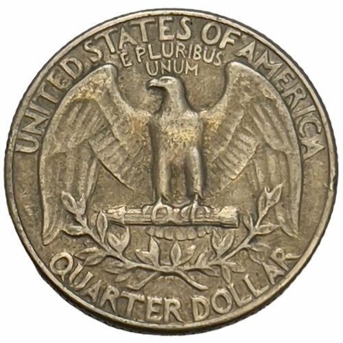 США 25 центов (1/4 доллара) 1966 г. (Quarter, Вашингтон) (2) сша 25 центов квотер 1 4 доллара quarter dollar 1902 barber quarter без отметки монетного двора
