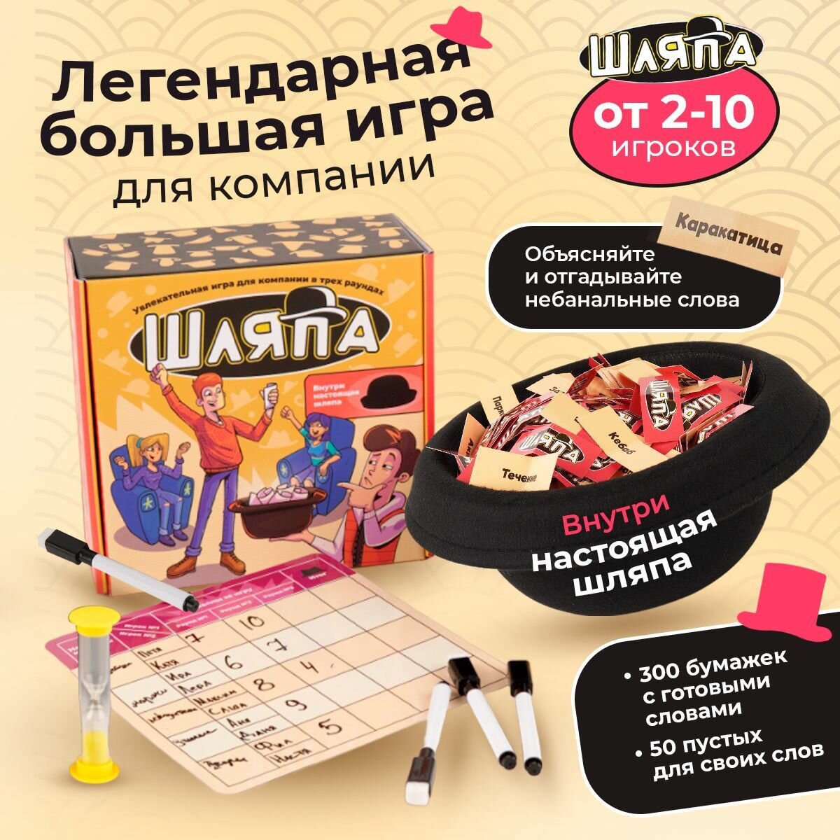 Шляпа Veselo Games - фото №2