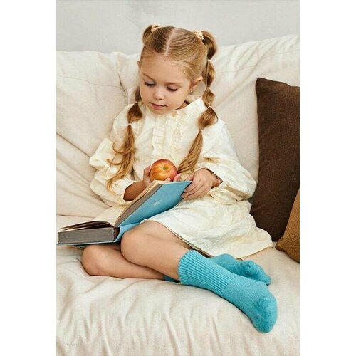 Носки , размер 4, голубой