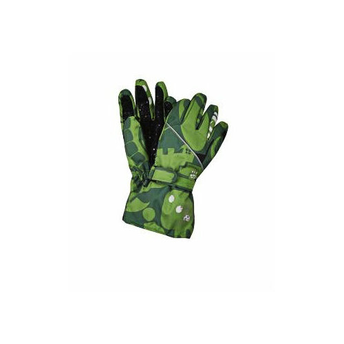 фото Перчатки reima, размер 2 (4-5 лет), зеленый