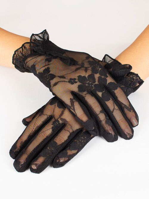 Перчатки Kamukamu летние, размер 7, черный