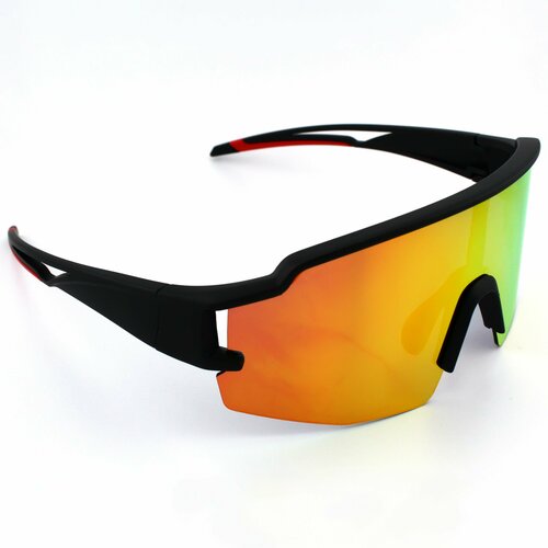 Солнцезащитные очки ENERGY bike design, красный, черный