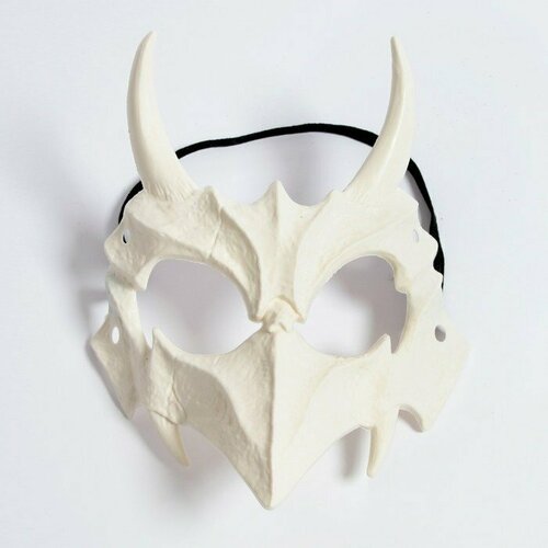Карнавальная маска «Череп с рогами» маски белый а