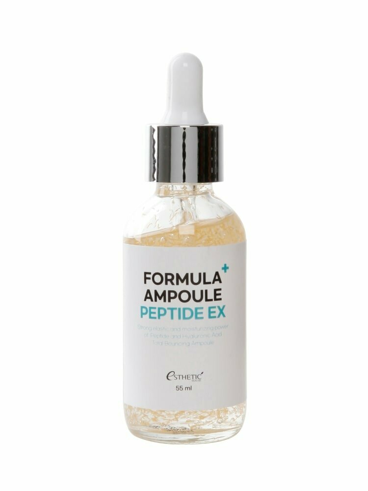 ESTHETIC HOUSE Антивозрастная сыворотка для лица корейская, увлажняющая пептиды FORMULA AMPOULE PEPTIDE EX, Корея, 55 мл.