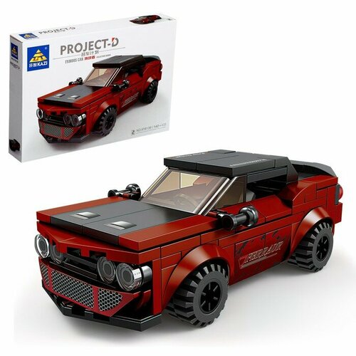 KAZI Конструктор Гонка «Спорткар», 4 в 1, микс