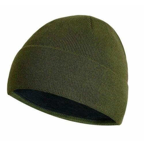 фото Шапка , размер 46/52, зеленый this is real live