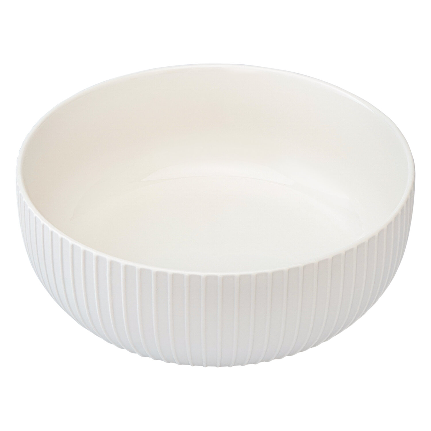 Салатник 22 см с деревянной крышкой Soft Ripples, Dual Glazing фарфоровый Liberty Jones LJ000017 — фото 1