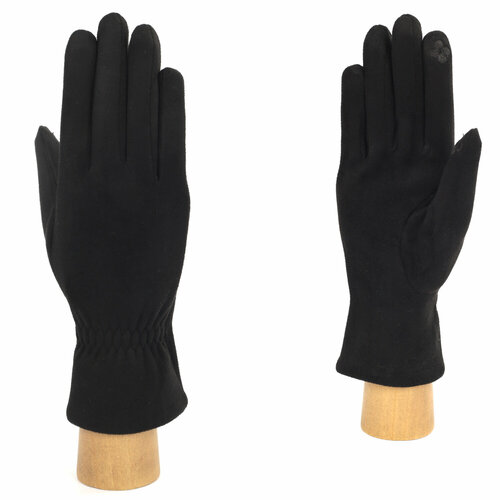 фото Перчатки fabretti, демисезон/зима, сенсорные, утепленные, размер 7, черный
