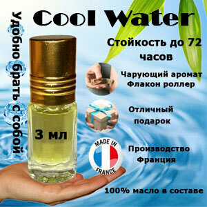 Масляные духи Cool Water men, 3 мл.