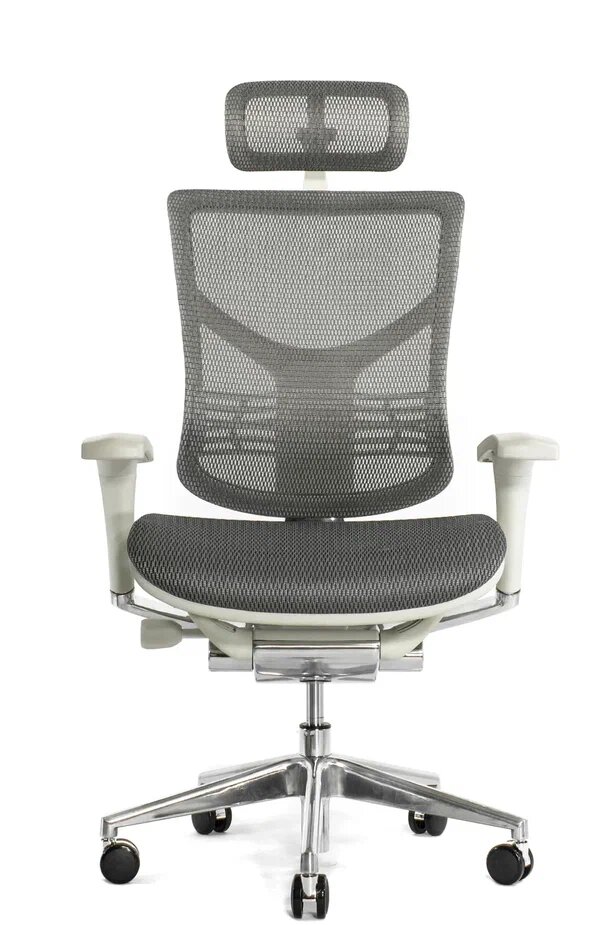 Эргономичное кресло Falto Expert Star, цвет: бело-серый