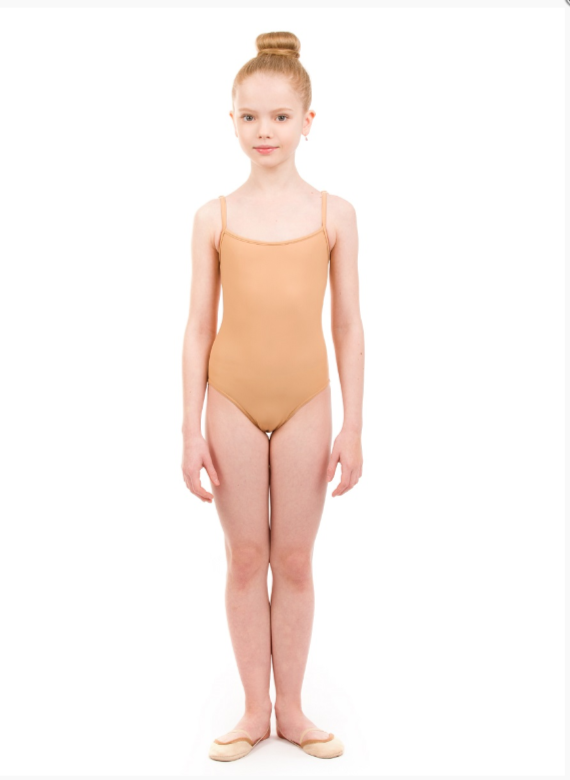 Купальник для гимнастики и танцев Chersa размер 36 бежевый