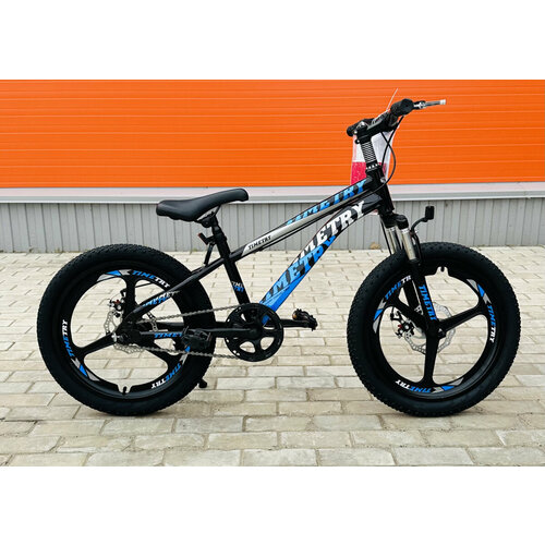 фото Велосипед timetry tt5011 20" черный синий time try