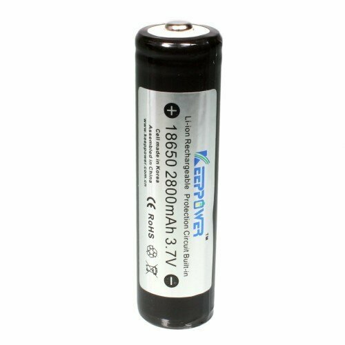 Аккумулятор Li-Ion защищенный 18650 KeepPower (Samsung ICR18650-28A) 2800мАч 3,7В