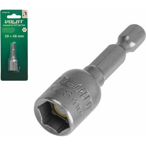 Бита для шуруповерта торцевая магнитная 10х48 мм волат 17520-10 139₽