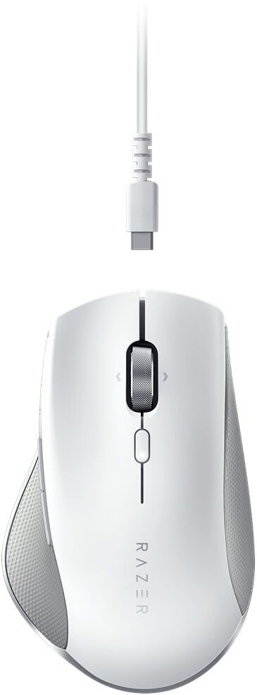 Мышь Razer Pro Click белыйсерый оптическая 16000dpi беспроводная BTRadio USB 8but