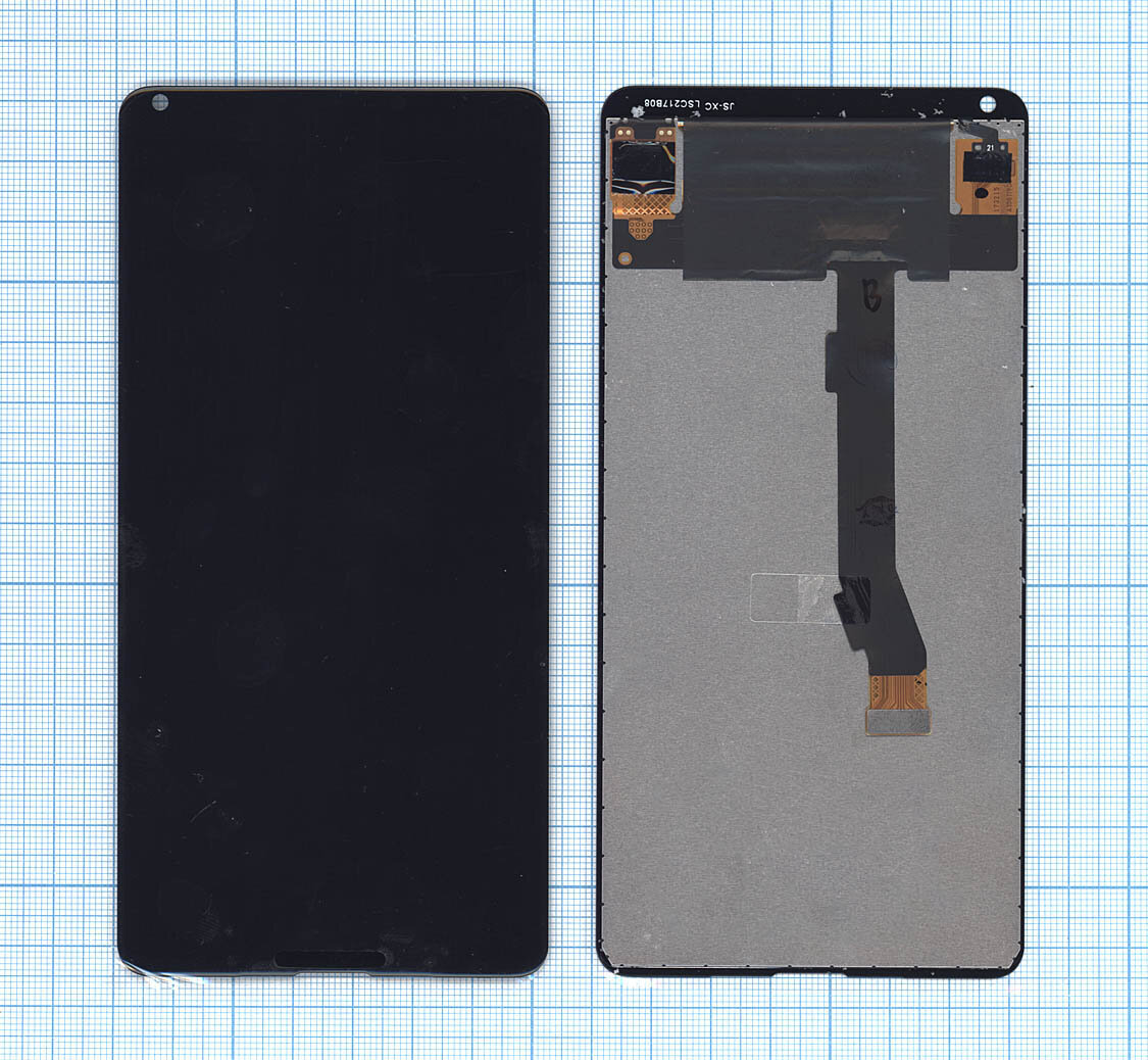 Модуль (матрица + тачскрин) для Xiaomi Mi Mix 2S черный
