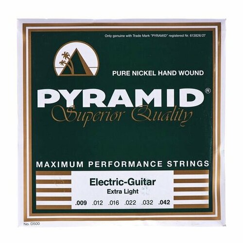 Струны для электрогитары, никель, Pyramid D500 Maximum Performance - (9-42)