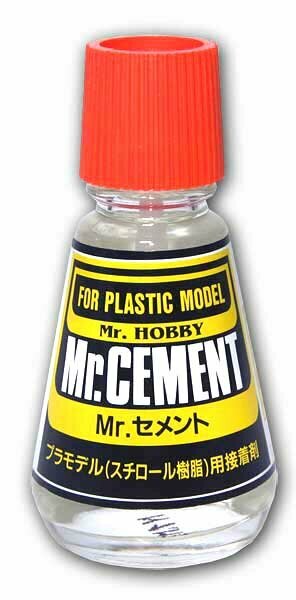 MR. HOBBY Mr. Cement Deluxe Клей для сборных моделей с кисточкой 40мл