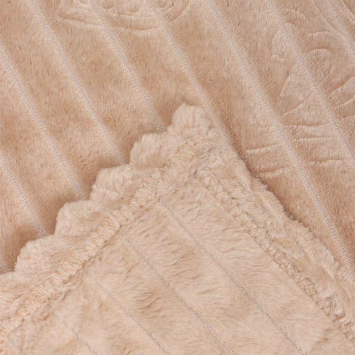 Плед на кровать плюшевый флисовый Ариэль 58 / 150х205 см - фотография № 16