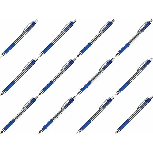 Unimax Ручка шариковая автоматическая Top Tek RT, синий, 12 шт
