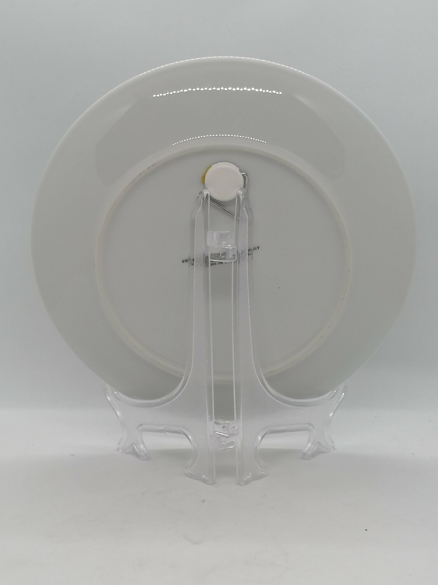 Тарелка фарфоровая, Псков, Печеры, Изборск, 20 см — фото 1