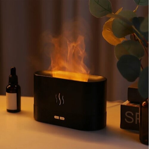 Изображение товара "Пламя и Огонь" - ультразвуковой арома увлажнитель воздуха, 180ml. черный