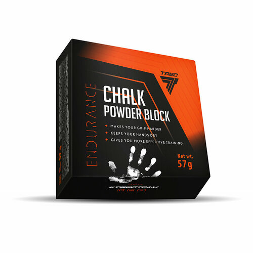 Магнезия спортивная сухая Trec Nutrition Chalk Powder Block, 57 г магнезия camp chunky chalk 650г