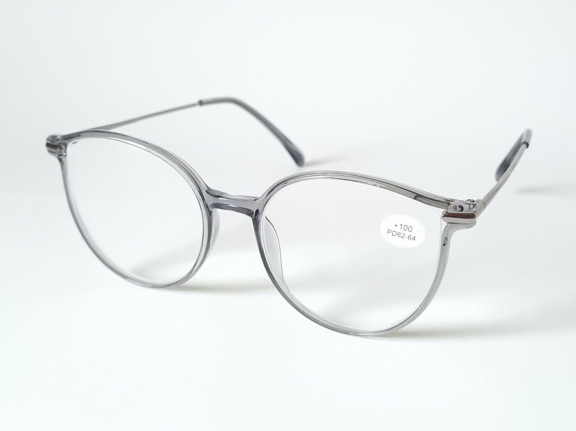 Готовые круглые очки Blue Eagle / прозрачные очки для коррекции зрения