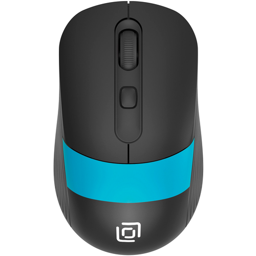 Мышь Oklick 310MW Black/Blue (1869090) мышь беспроводная logitech m191 чёрный голубой usb радиоканал