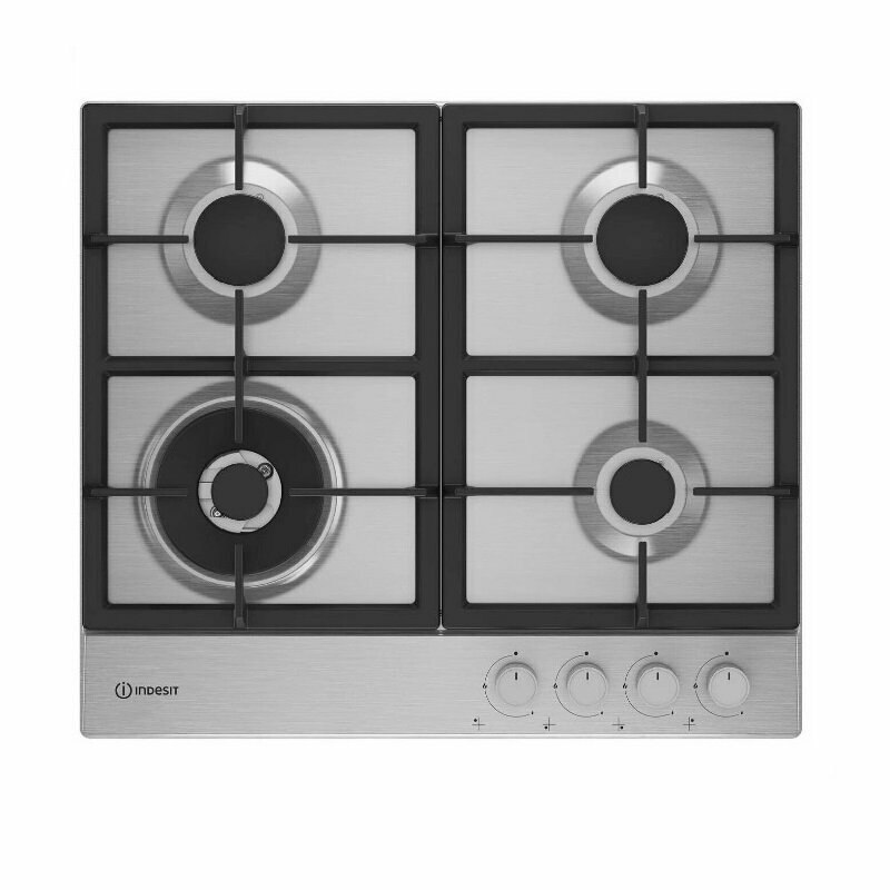 Встраиваемая варочная поверхность Indesit THPM 642 W/IX/I stainless steel