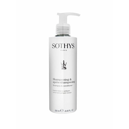 Sothys, Шампунь кондиционер для волос Lemon and Petitgrain Escape, 250 мл
