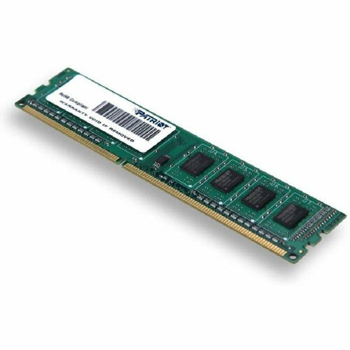 Комплект 5 штук, Модуль памяти Patriot DDR3 4Gb pc-12800 1600MHz (PSD34G160081)