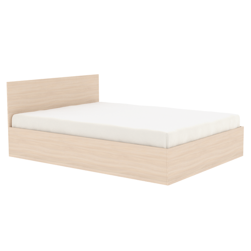 Односпальная кровать Дуб Молочный, 80x200 см