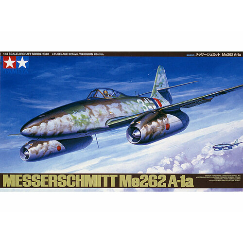 61087 Tamiya Немецкий истребитель Messerschmitt Me262 A-1a (1:48)