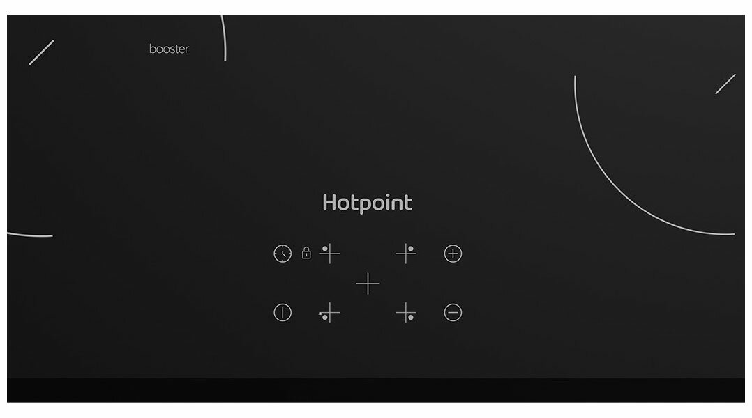 Электрическая варочная панель Hotpoint HQ 1460S BF 58 см 4 конфорки цвет черный - фото №3