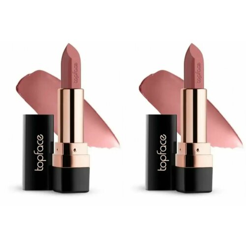 Topface Помада матовая устойчивая для губ Instyle Matte Lipstick, тон 03, теплый миндаль, 4 гр, 2 шт.