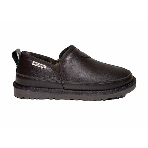 фото Угги угги короткие теплые, размер 42, коричневый, черный vd shop