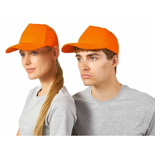 фото Бейсболка us basic, размер 56, оранжевый