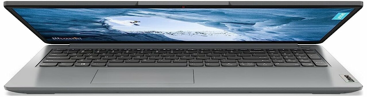 Ноутбук 156" IPS FHD LENOVO IdeaPad 1 grey (Cel N4020/4Gb/128Gb SSD/VGA int/W11) (82V700DURK)