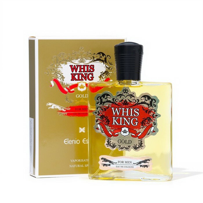 Positive parfum Одеколон мужской Whis King Gold, 80 мл