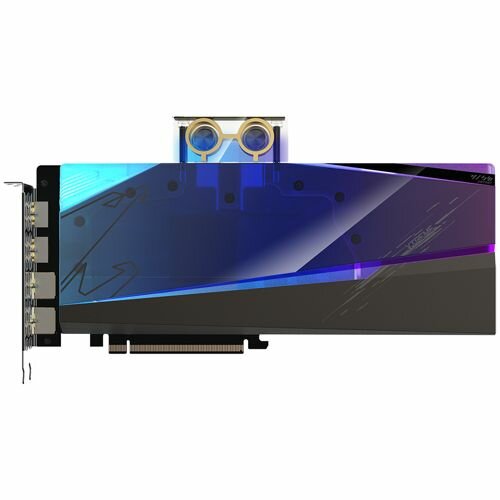 Видеокарта GIGABYTE AMD Radeon RX 6900 XT AORUS XTREME WATERFORCE WB (GV-R69XTAORUSX WB-16GD) - PCI-E 4.0, 16 ГБ, GDDR6, 256 бит, DisplayPort x2, HDMI x2, GPU 2250 МГц