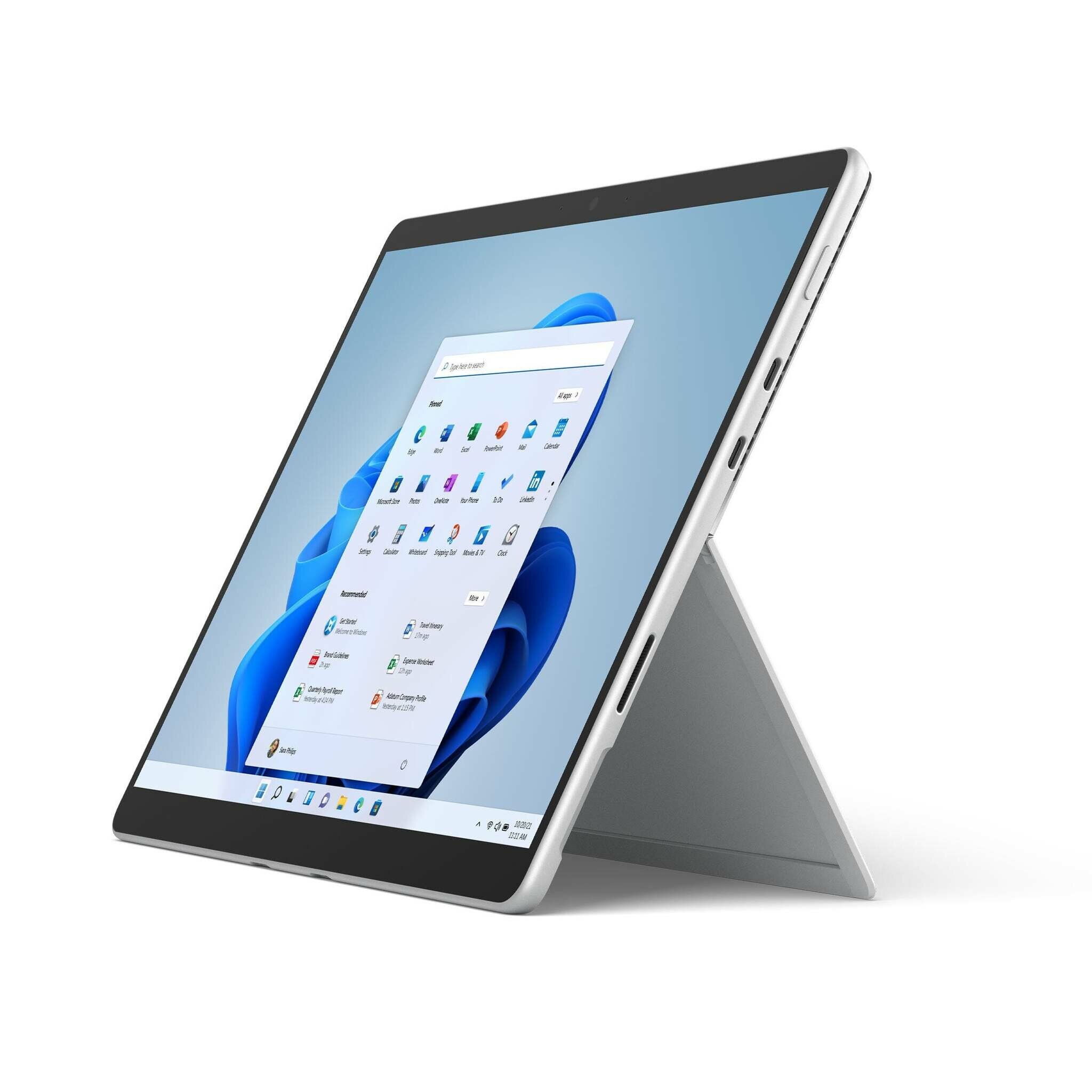 Планшет Microsoft Surface Pro 8 i3 8Gb 128Gb (Platinum) Business Version (Windows 11 Pro)