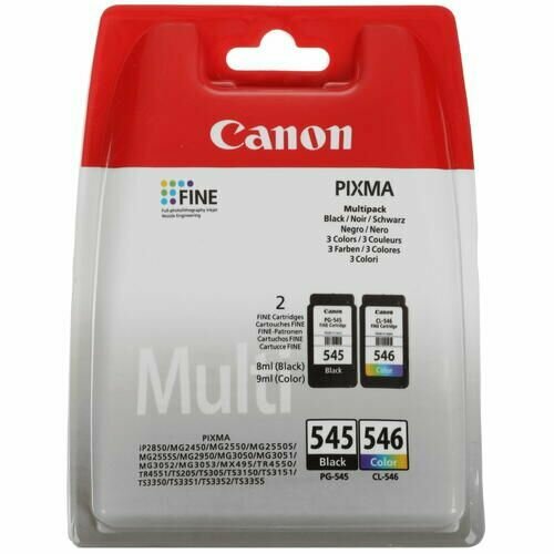 Картридж Canon PG-545/CL-546 многоцветный, черный