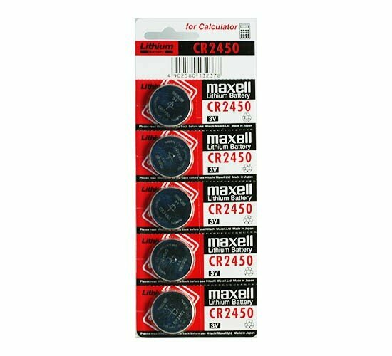 Батарейка MAXELL CR2450 BL5 Lithium 3V