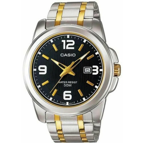 фото Наручные часы casio, серебряный, черный
